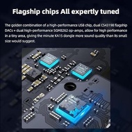 FiiO KA15 Dual CS43198 Portable DAC With 4.4mm & 3.5mm Outputs Earphone Adapter - Blue