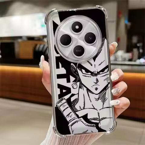 Dragon Ball Goku VS Vegeta Case for Xiaomi Redmi 14C A5 A3X K80 Pro A3 K80 5G 13C Soft Phone Cover