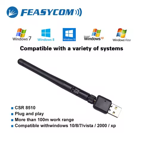 Long Range Bluetooth USB Adapter Wireless Bluetooth 4.0 CSR chip dongle for Windows 10 8.1 8 7 XP vi