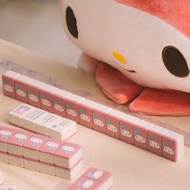 台灣限定 My Melody 麻雀 粉紅色 馬丘 Machill 美樂蒂 Sanrio 馬卡龍色 少女風 麻將 mahjong 麻雀套裝 新年桌遊2026 台灣直送 台灣誠品代購 eslite 正版 