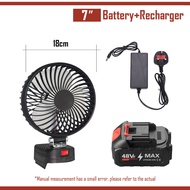 Portable Fan Rechargeable Lithium Battery Shaking Head Fan Camping Fan