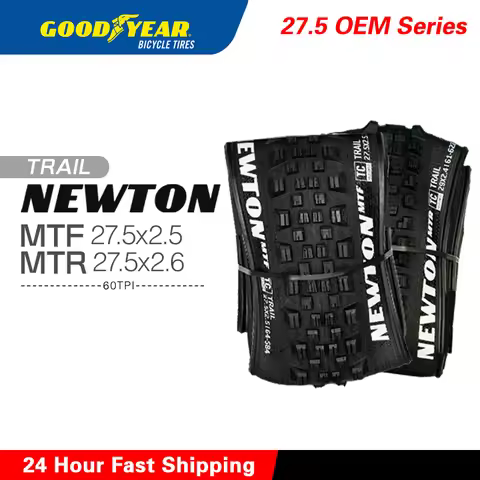 Goodyear 27.5 MTB Newton Trail MTR &MTF Tires 27.5X2.5/2.6 OEM Black Bicycle Tire Tubeless Ready 60T