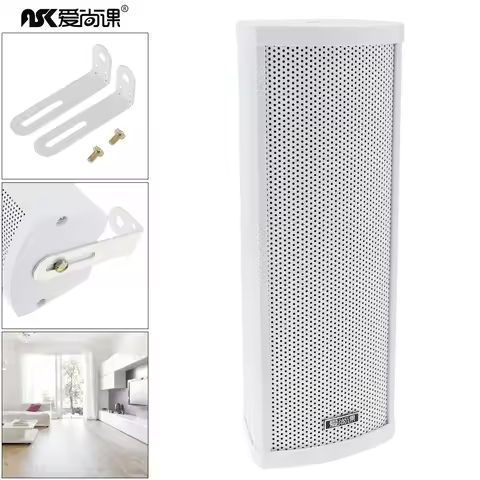 20W 3 Inch Mini Rectangular Outdoor Wall Mount Waterproof Speaker Public Broadcast Music Loudspeaker
