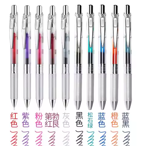 1pcs Pentel BLN75 Gel Pen 0.5mm Smooth Writing quick drying Colored Ink ENERGEL Infree School Office