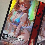 Animation EVA No. 2 Machine Asuka Card Collection Card Photo Card Refracto Flash Card 8 Pieces