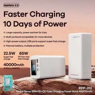 REMAX RPP-310 65W 40000mAh Powerbank / PD 65W + QC 22.5W Super Fast Charging Phone Laptop / Digital 