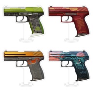 Standee gun model P2000 game CS2 CSGO computer desk decoration mica acrylic skin Acid Etched Wicked 