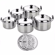 American style Pot Saito 555 GN CS2 pan set 5 in 1 pan set