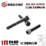 EGM Pengchi12.9Hex Socket Head Cap Screws SCM440High strength42CrMo Cylindrical Head Bolt M20-M24