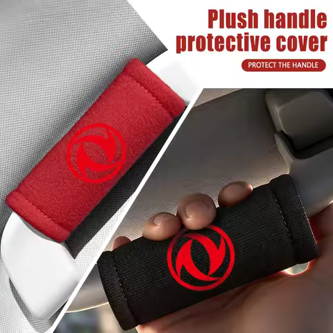 Car Door Inner Handle Protective Cover Suede Protector Case Interior Accessories For Dongfeng Motor 