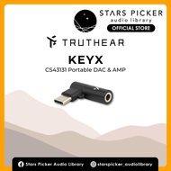 TRUTHEAR KEYX - Portable USB-C DAC &amp  AMP | Cirrus Logic CS43131 | Dongle DAC for Audio