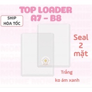 5 plain TOPLOADER pieces size B8+, B8