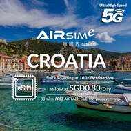 AIRSIMe Global Travel Prepaid eSIM - Croatia