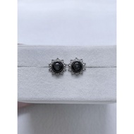 Gmmissy Golden obsidian silver925 earring 金曜石纯银925耳钉 A
