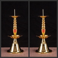 Buddha Candle Holder Home Candle Stand Alloy Imitation Copper Buddha Hall Wedding Candle Stand Ornam