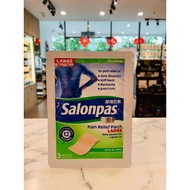 【 Preferred +】SALONPAS PAIN RELIEF PATCH LARGE 3'S