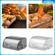 [Ahagexa] Bread Storage, Bread Holder, Roll-top Bread Bin, Bread Holder, Container, Counter Storage,