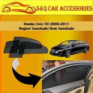 Honda Civic FD 2006-2011 Magnet Sunshade/Oem Sunshade