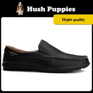 Hush Puppies_รองเท้าผู้ชาย รุ่น HARRISON - สีฟ้า รองเท้าหนังแท้ รองเท้าลำลอง รองเท้าแบบสวม