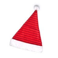 [特價]摩達客耶誕派對-質感橫紋設計款聖誕帽