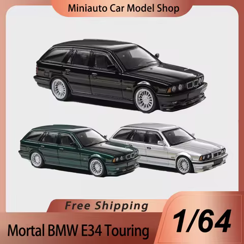 New In Stock Mortal 1:64 Bmw E34 Alpina B10 Touring Alloy Miniature Diecast Model Bmw E34 B10 Wagon 