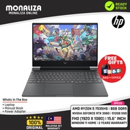 HP Victus Gaming 15 Laptop (15‑FB3220AX) AMD Ryzen 5 7535HS | NVIDIA GeForce RTX 3050 | Mica Silver