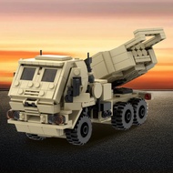 MOC-77901 Army Collection-M142 HIMARS High Mobility Firecracker Rocket System Building Block Toys