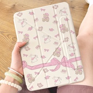 ZOYU | เคส iPad Pro 2024 แบบแม่เหล็ก 3+Y หมุด Air6 ชั้นใน 4 ขาหมุน Mini7 ใช้กับ Apple 13 นิ้ว บางเฉี