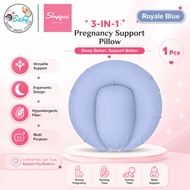 Shapee 3-in-1 Pregnancy Support Pillow | Ergonomic C-Shape | Enhanced Comfort | Hypoallergenic