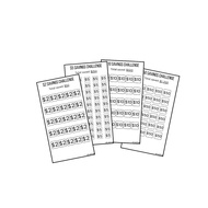 A6/A5 Dollar Savings Challenge | Matte/Glossy | Insert/Envelope | Handmade Budget Tracker