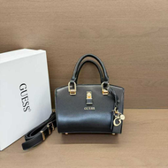 GS Womens Mini Top-Handle Bag (22×9×15cm) | Monogram/Solid Style with G Charm