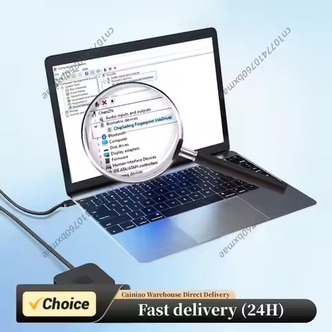 USB Fingerprint Reader with 5ft Cable Fingerprint Scanner Biometric Fingerprint Login Reader for Win