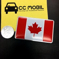 Car Emblem Sticker Flag SQUARE Flag CANADA CANADA Aluminum