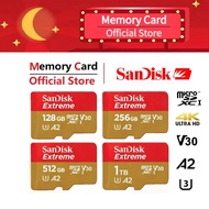 SanDisk Extreme@ microSDXC'UHS-ICARD (128GB/256GB/512G/1TB)MicroSD Card A2 100MB/s U3 4K