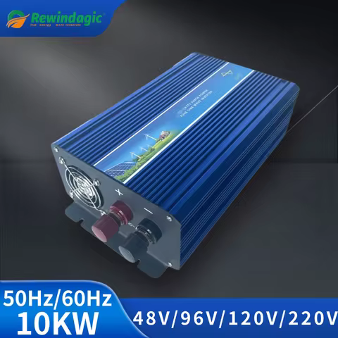 10KW 20KW Power Converter DC 48V 96V 120V to AC 220V 230V 240V Pure Sine Wave 50Hz 60Hz Off Grid Inv