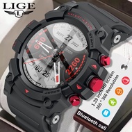 LIGE Smart Watch Men Waterproof Bluetooth Call GPS 1.39 inch Sports Fitness Tracker Smartwatch For Android and IOS