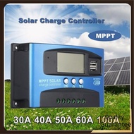 🔥NEW🔥Solar Charge Controller 12V/24V MPPT โซล่าชาร์เจอร์ 30A/40A/50A/60/100A Solar Panel Charger Con