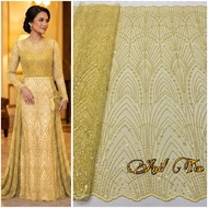 Premium Sequin Tile Fabric Spankle Sequin Tille/ Sequin Spankle Tulle Fabric Kebaya Material/