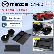 Mazda CX-60 Armrest Storage Box Center Console Cup Holder Anti Slip Mat Mazda CX60 Accessories