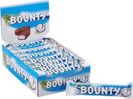 Bounty Chocolate 24x57g (1 box) บาว์นตี้ ช็อกโกแลตบาร์ 24x57 กรับ (1กล่อง)(Exp:14/12/2025)