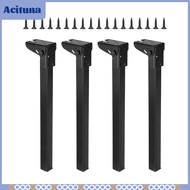 Acituna ขาโต๊ะพับเก็บได้พับได้4ชิ้น Kaki Kaki Meja มั่นคง