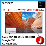 Sony 65" X80AJ 4K Ultra HD HDR Smart TV Google TV KD-65X80AJ KD65x80AJ