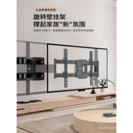 Rak Pelekap Dinding Teleskopik TV Terbenam Ultra Nipis Tidak Menyekat Soket Audio 75/85/98 Inci Hise