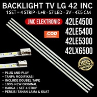 (KS10) BACKLIGHT TV LED LG 42 INC 42LE4500 42LE5400 42LE5300 42LX6500