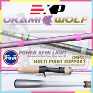 2025 EXP OKAMI WOLF SPINNING BAITCASTING ROD FISHING ROD