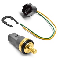 Coolant Temperature Sensor with Connector Harness Pigtail Compatible with Audi A3 A4 A5 A6 A7 A8 S4 