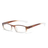 + 175 + 225 + 275 + 325สแควร์แว่นอ่านหนังสือป้องกันแสงสีฟ้าแว่นตาแฟชั่นไล่โทนสีสายตายาวตามอายุแว่นตา