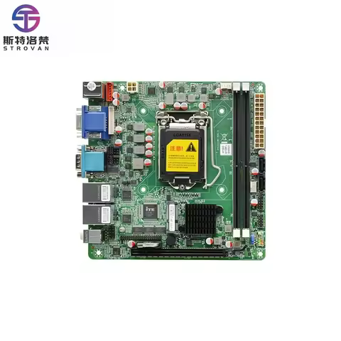 H110 LGA1151 6-9th Gen I3/I5/I7 Processors 2 DDR4 DIMM PCIe3.0 X16 6 RS232 COM 2 RJ45 LAN Mini Itx I