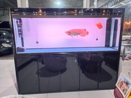 Dijual 1 Set Aquarium BOYU + Ikan Arwana