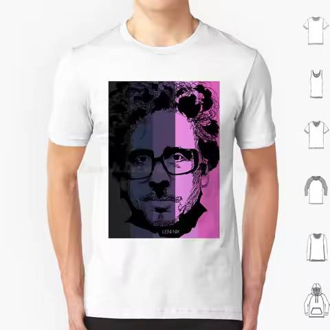Tim Burton In Stripy Background! T Shirt 6xl Cotton Cool Tee Tim Burton Movies Cinema Filmmaking Fil